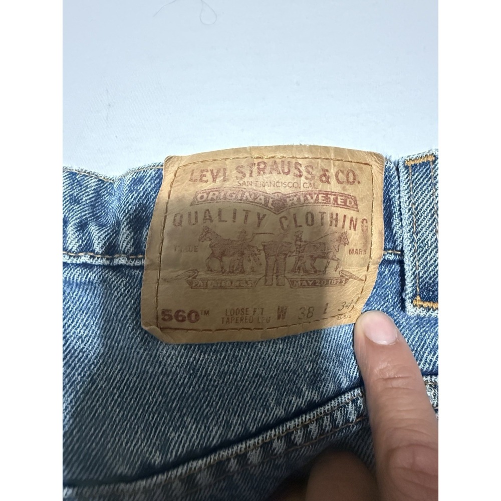 Levi's 560 Men's Loose Fit Tapered Leg Jeans 38x34